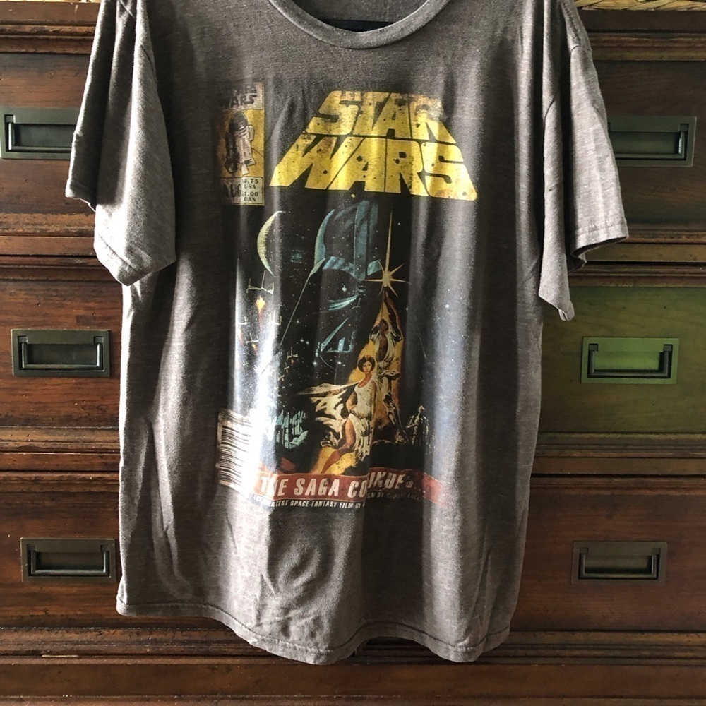Vintage Star Wars comic book short sleeve graphic tee in size L - Picture 2 of 7